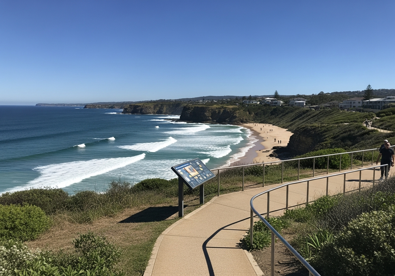 Burns Beach lookout and coastal path