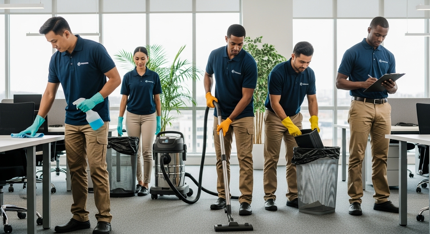 Professional office cleaners