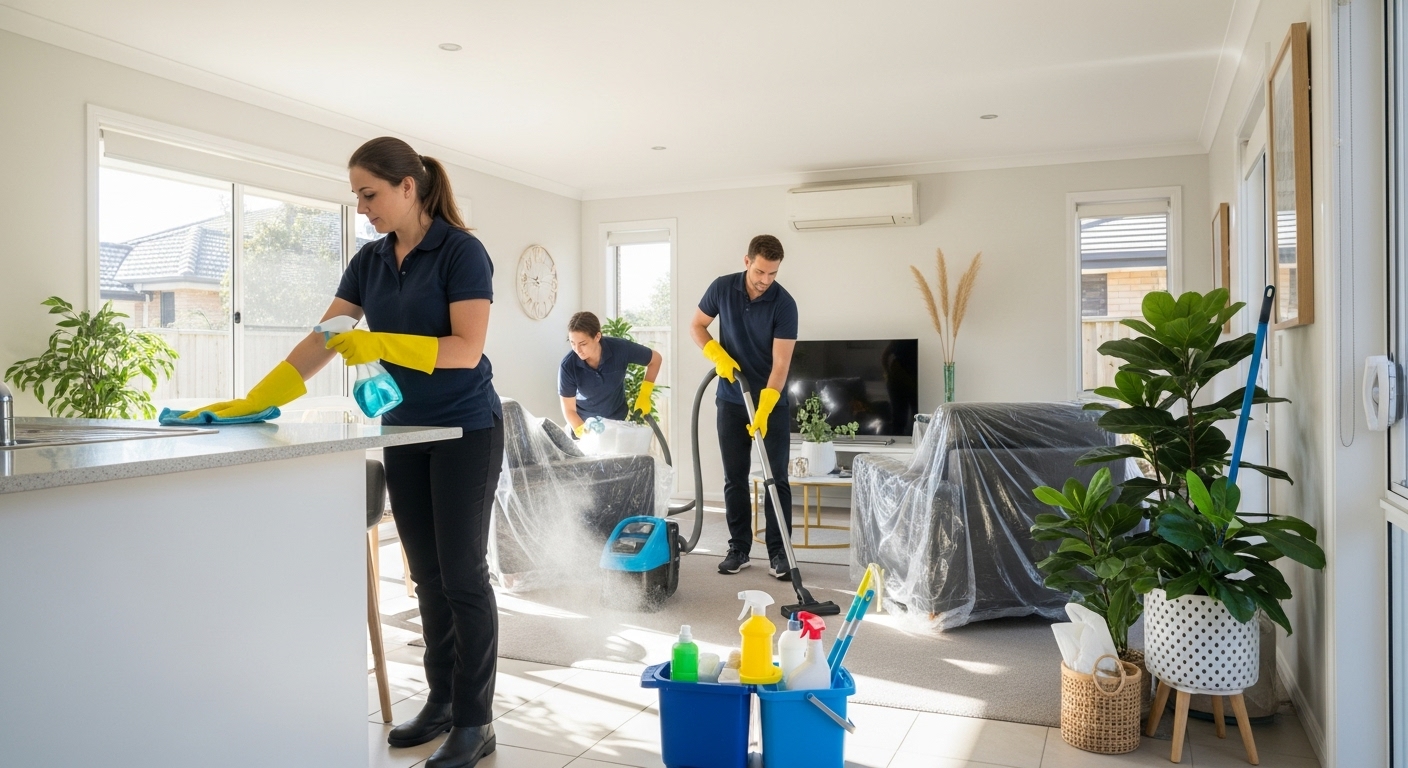 End of lease cleaners at work in Bangor NSW