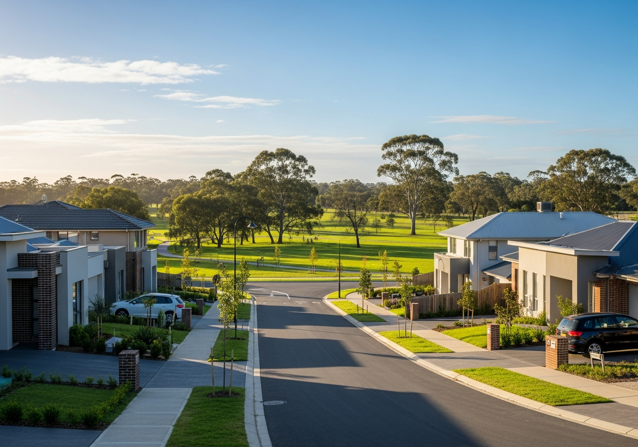 Hammond Park suburb view