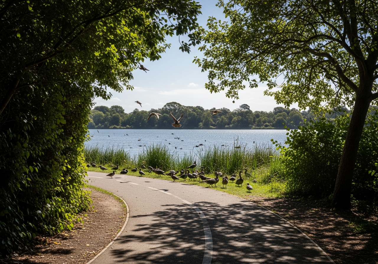 Herdsman Lake walking path