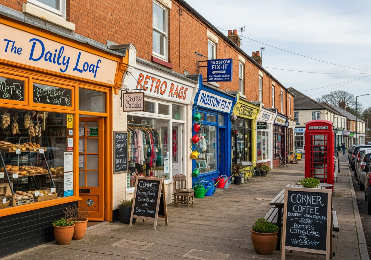 Padstow shopping strip