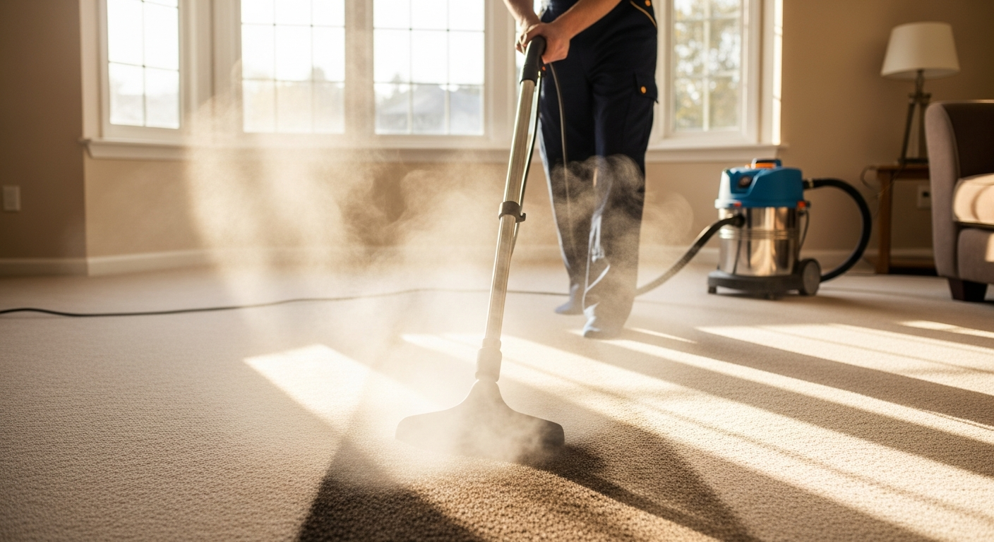 Carpet steam cleaning in Chirnside Park