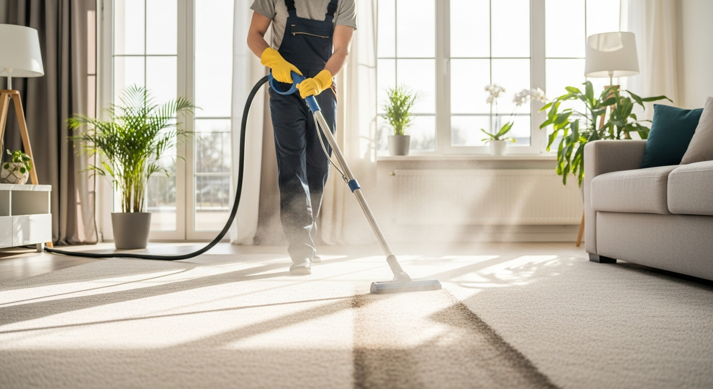 Carpet steam cleaning in Somerton home