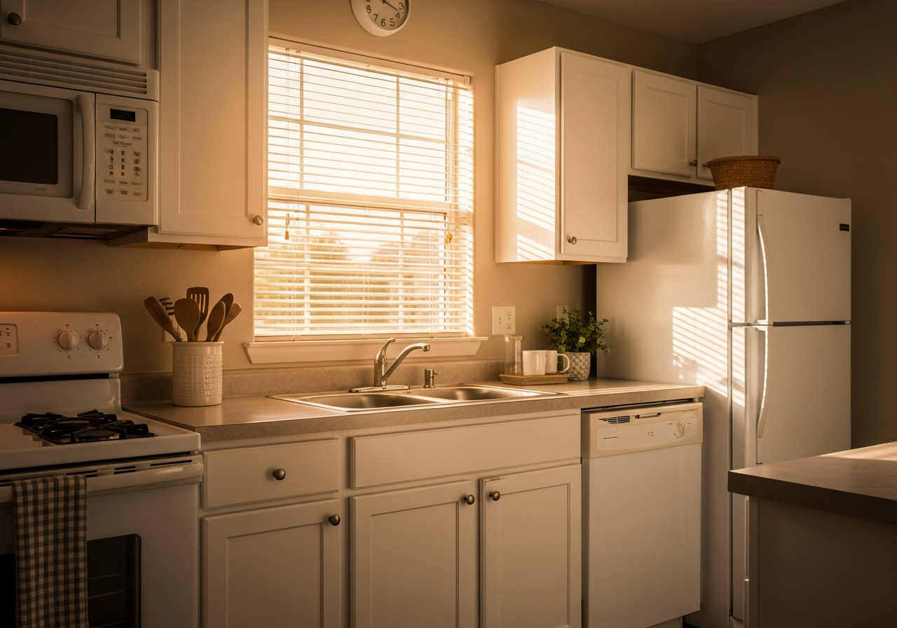 End of lease cleaning kitchen
