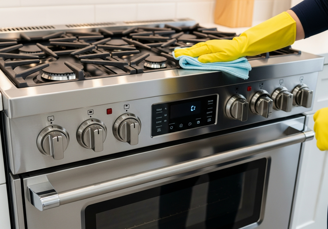 Oven and kitchen clean
