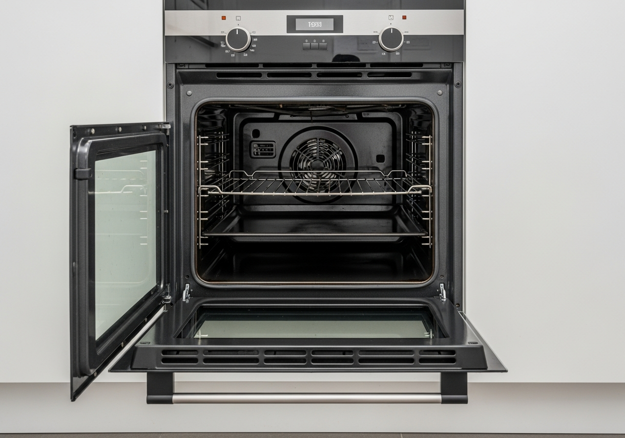 Oven cleaned for end of lease cleaning