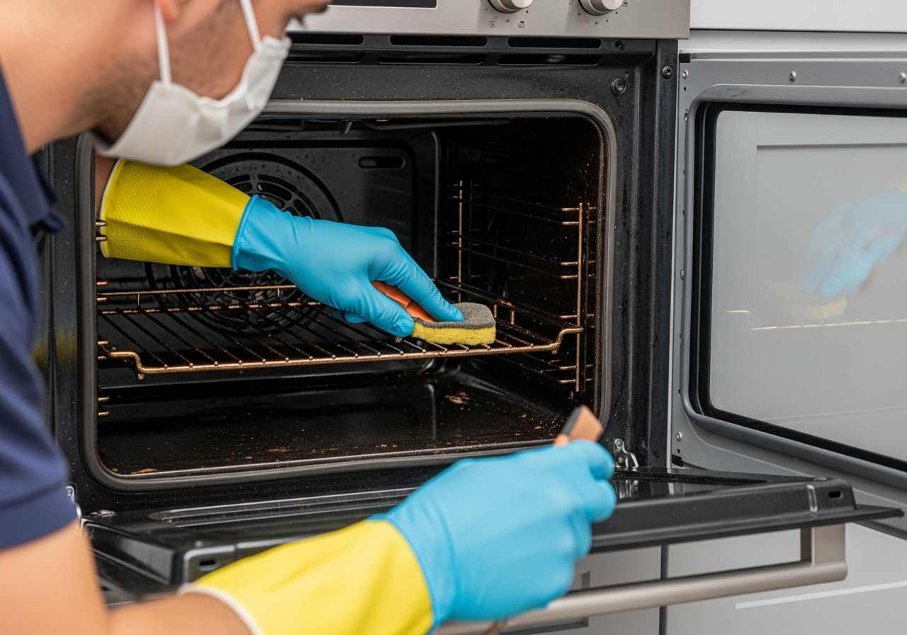 Oven cleaning